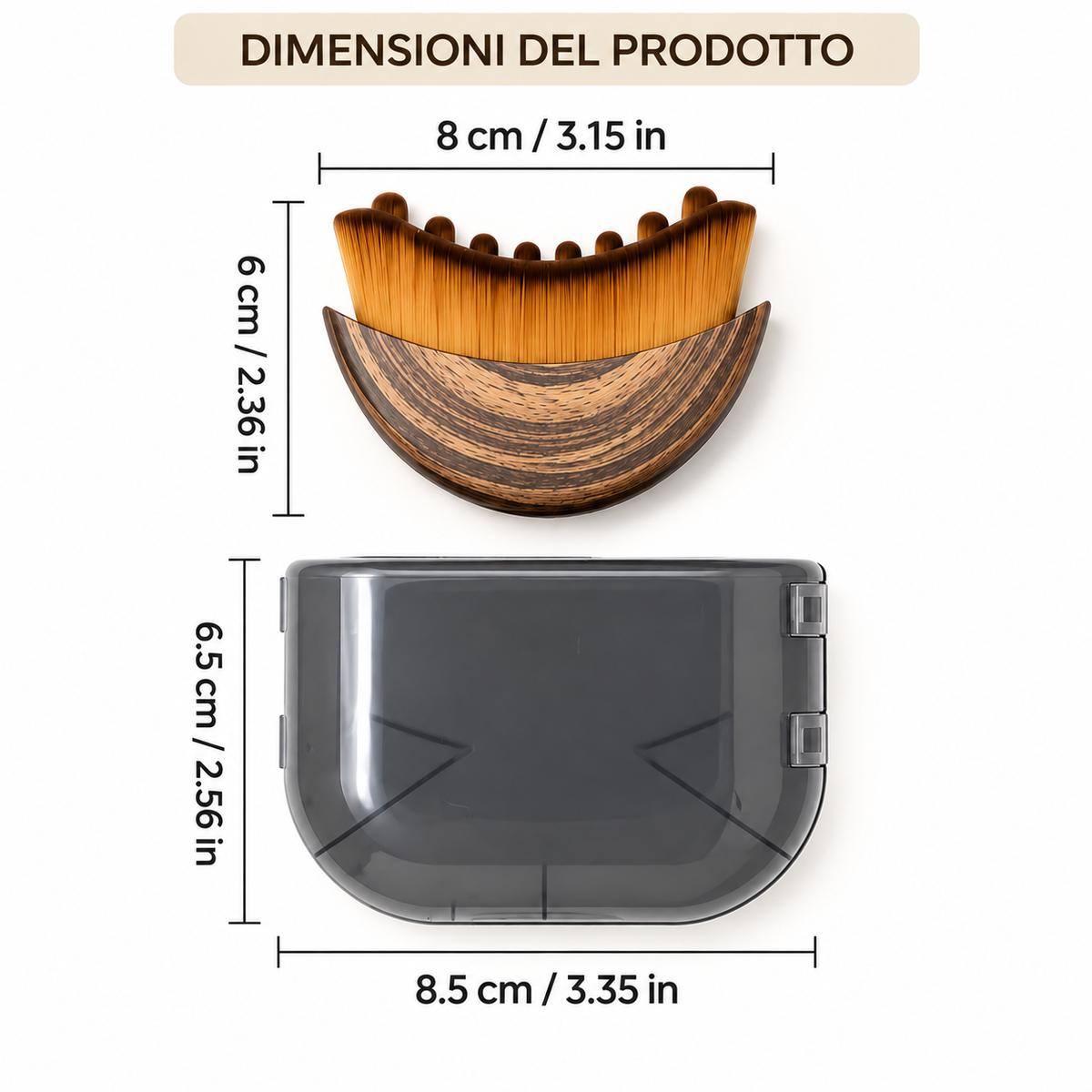 Spazzola Viso Drenante