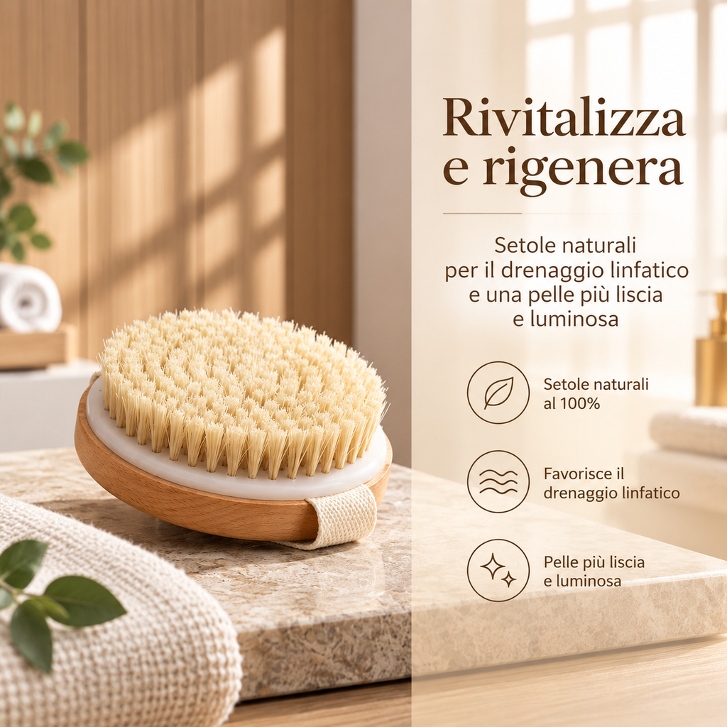 Spazzola Corpo a Setole Naturali
