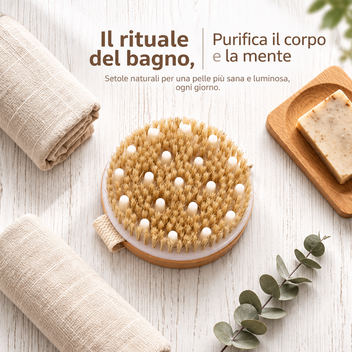 Spazzola Corpo a Setole Naturali